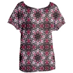 Oriental Ornate Pattern Women s Oversized Tee