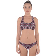 Oriental Ornate Pattern Cross Back Hipster Bikini Set by dflcprints