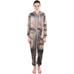 Old Man Imprisoned Hooded Jumpsuit (ladies) 