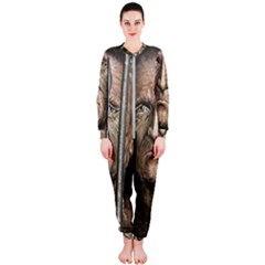 Old Man Imprisoned Onepiece Jumpsuit (ladies) 