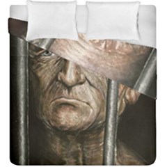 Old Man Imprisoned Duvet Cover Double Side (king Size) by redmaidenart