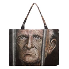 Old Man Imprisoned Medium Tote Bag by redmaidenart