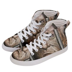 Old Man Imprisoned Men s Hi-top Skate Sneakers by redmaidenart