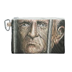 Old Man Imprisoned Canvas Cosmetic Bag (large)