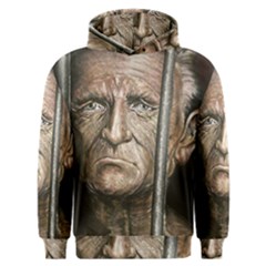 Old Man Imprisoned Men s Overhead Hoodie by redmaidenart