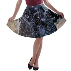 More Pepper A-line Skater Skirt by redmaidenart