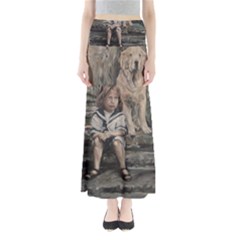 An Old Friend Full Length Maxi Skirt by redmaidenart