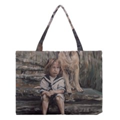 An Old Friend Medium Tote Bag by redmaidenart