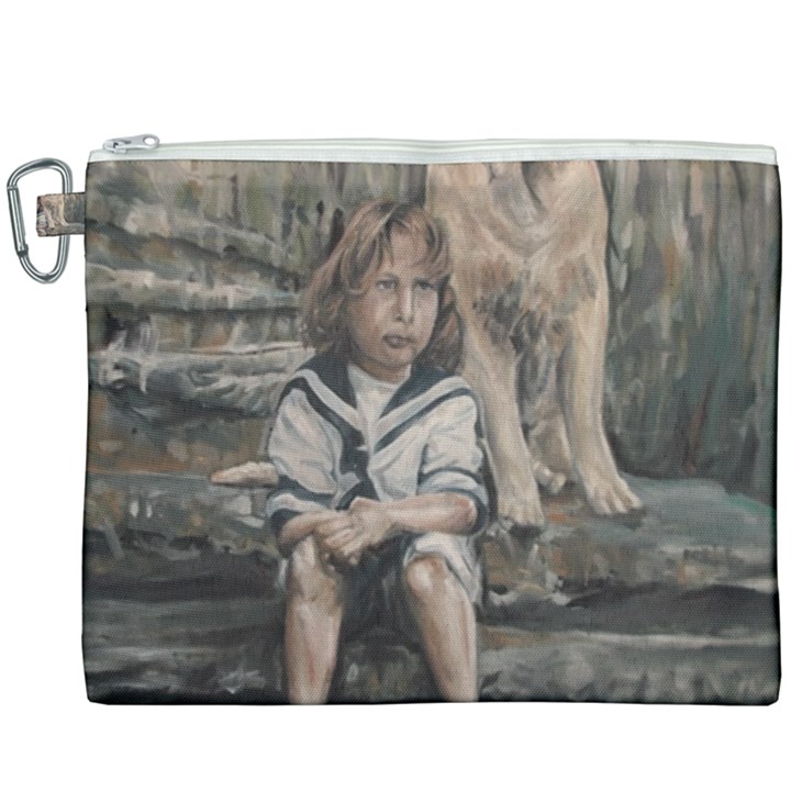 An Old Friend Canvas Cosmetic Bag (XXXL)