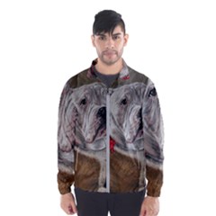 Dog Portrait Wind Breaker (men) by redmaidenart