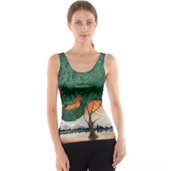 Skull Hedge Tank Top by redmaidenart