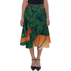 Skull Hedge Perfect Length Midi Skirt by redmaidenart