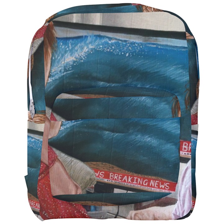 Breaking News Full Print Backpack