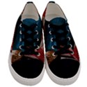 Breaking News Men s Low Top Canvas Sneakers View1