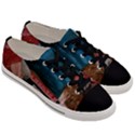 Breaking News Men s Low Top Canvas Sneakers View3