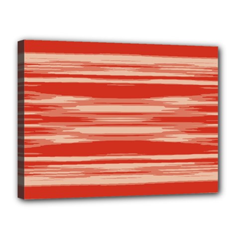 Abstract Linear Minimal Pattern Canvas 16  X 12  by dflcprints