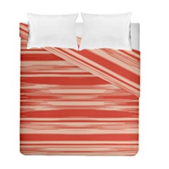 Abstract Linear Minimal Pattern Duvet Cover Double Side (full/ Double Size) by dflcprints