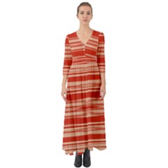 Abstract Linear Minimal Pattern Button Up Boho Maxi Dress by dflcprints