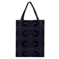 Dark Ethnic Sharp Pattern Classic Tote Bag by dflcprints