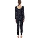 Dark Ethnic Sharp Pattern Long Sleeve Catsuit View2