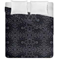 Dark Ethnic Sharp Pattern Duvet Cover Double Side (california King Size)