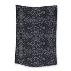 Dark Ethnic Sharp Pattern Small Tapestry by dflcprints