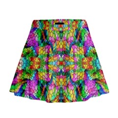 Pattern-854 Mini Flare Skirt by ArtworkByPatrick