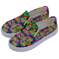 Pattern-854 Kids  Canvas Slip Ons