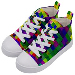 P 791 Kid s Mid-top Canvas Sneakers