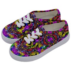 Pattern-807 Kids  Classic Low Top Sneakers