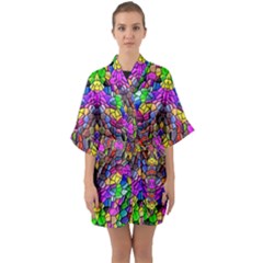 Pattern-807 Quarter Sleeve Kimono Robe