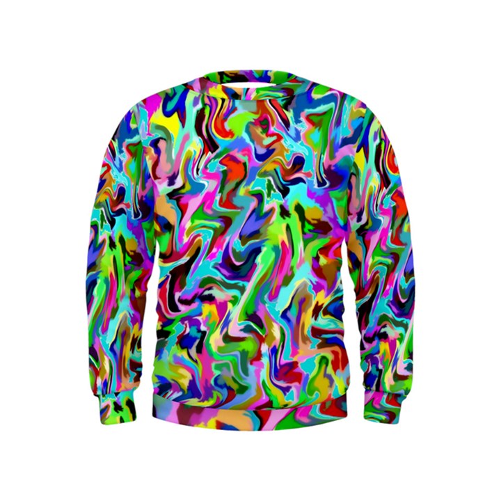 ARTWORK BY PATRICK-Pattern-9 Kids  Sweatshirt