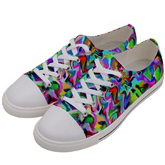 Artwork By Patrick-pattern-9 Women s Low Top Canvas Sneakers