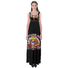 Route 66 Empire Waist Maxi Dress by ArtworkByPatrick