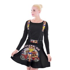 Route 66 Suspender Skater Skirt by ArtworkByPatrick