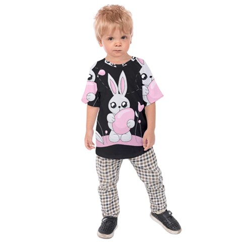 Easter Bunny  Kids Raglan Tee by Valentinaart