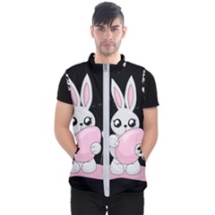 Easter Bunny  Men s Puffer Vest by Valentinaart