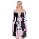 Easter bunny  Off Shoulder Skater Dress View1