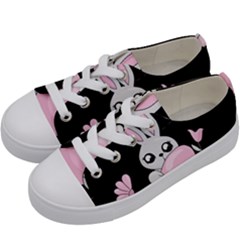 Easter Bunny  Kids  Low Top Canvas Sneakers by Valentinaart