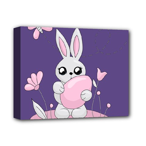 Easter Bunny  Deluxe Canvas 14  X 11  by Valentinaart