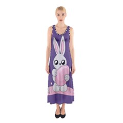 Easter Bunny  Sleeveless Maxi Dress by Valentinaart