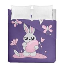 Easter Bunny  Duvet Cover Double Side (full/ Double Size) by Valentinaart