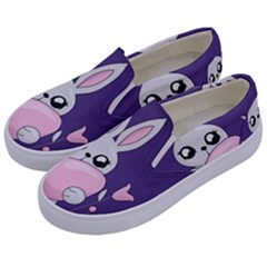 Easter Bunny  Kids  Canvas Slip Ons