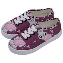 Easter Bunny  Kids  Classic Low Top Sneakers by Valentinaart