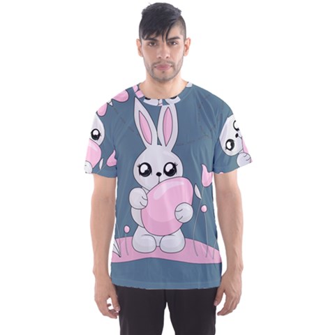 Easter Bunny  Men s Sports Mesh Tee by Valentinaart