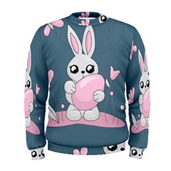 Easter Bunny  Men s Sweatshirt by Valentinaart