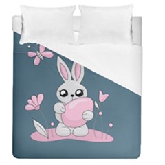 Easter Bunny  Duvet Cover (queen Size) by Valentinaart