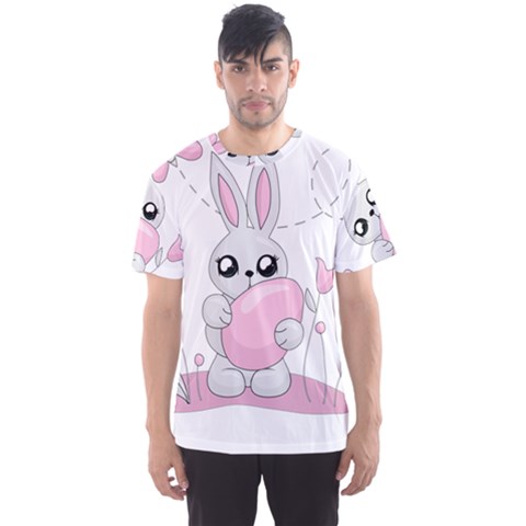 Easter Bunny  Men s Sports Mesh Tee by Valentinaart