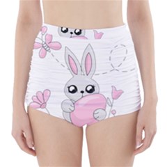 Easter bunny  High-Waisted Bikini Bottoms