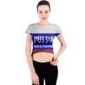 Football World Cup Crew Neck Crop Top View1